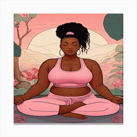 Yogi Woman Canvas Print