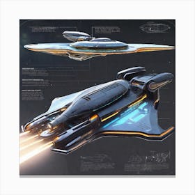 Spaceship Concept Art 1 Canvas Print