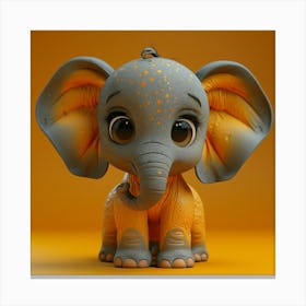 Baby Elephant 1 Canvas Print