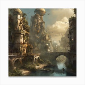 Fantasy City 61 Canvas Print