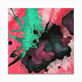 Abstract Lithograph This Artwork Is Inspired By The art print painting 1 Canvas Print