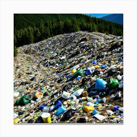 Mountain Of Garbage 1 Canvas Print