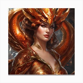 Dragon Goddess Canvas Print