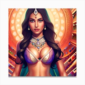 Indian Woman Canvas Print