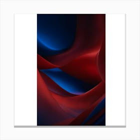 Abstract Red And Blue Canvas Print