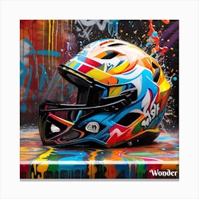 Wonder Helmet Canvas Print