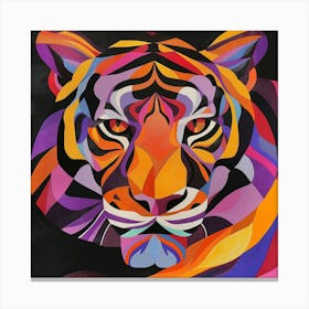 Colourful Tiger Canvas Print