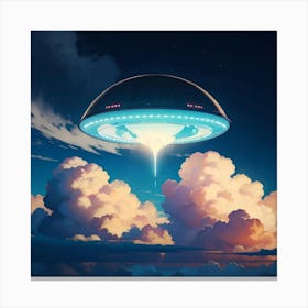 Flying Saucer 1 Canvas Print