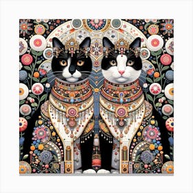 The Majestic Cats 19 Canvas Print