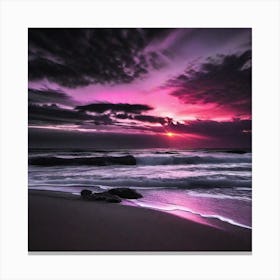 Purple Sunset Canvas Print