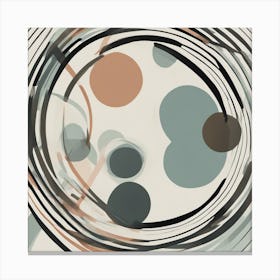 Abstract Circles 2 Canvas Print