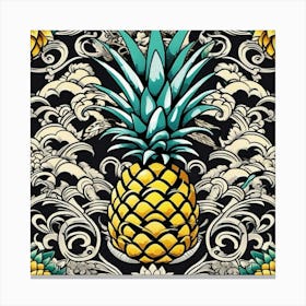 Pineapple 4 Canvas Print