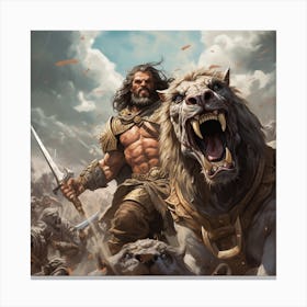 Warhammer Lord Of The Rings Canvas Print