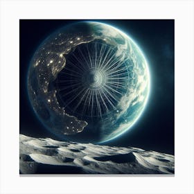 Earth In Space 34 Canvas Print