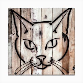 Cat Face Canvas Print