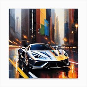 Gt1 car 3 Canvas Print