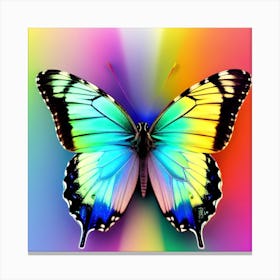 Rainbow Butterfly 15 Canvas Print