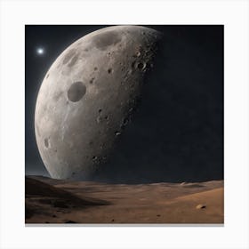 Dark Side Of The Moon 1 Canvas Print