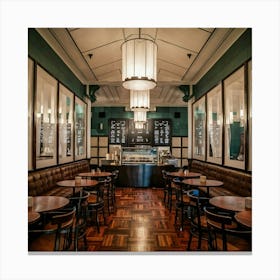 Cafe Interior Canvas Print