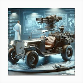 Spy Car 6 Canvas Print