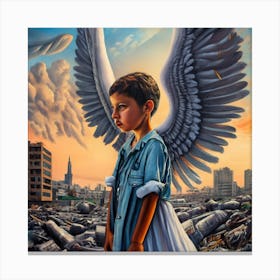 Palestine Child Canvas Print