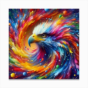 Colorful Eagle 3 Canvas Print