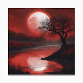 Full Moon Canvas Print