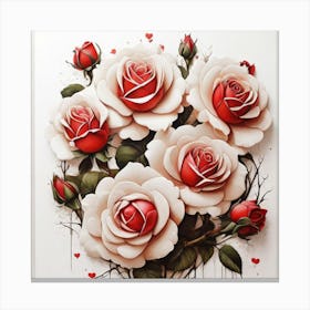 Roses 1 Canvas Print