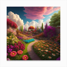 Fairy Garden Canvas Print