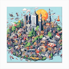 Cityscape Canvas Print