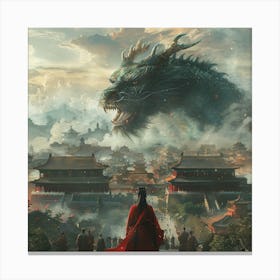 The great Dragon 4 Canvas Print