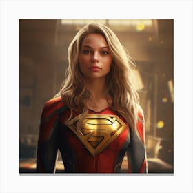 Supergirl Canvas Print