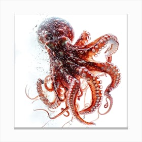 Art octopus Canvas Print