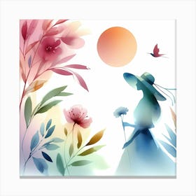 Watercolor Background 5 Canvas Print