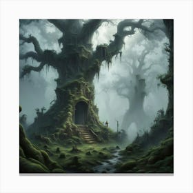 Fantasy Forest Canvas Print