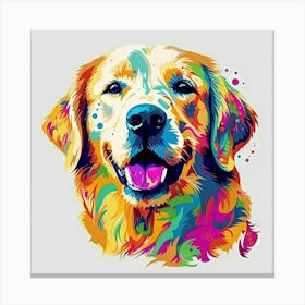 Golden Retriever Painting 6 Canvas Print