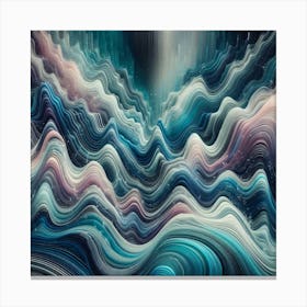 Celestial Wave Form Canvas Print