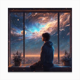 Stargazing Canvas Print