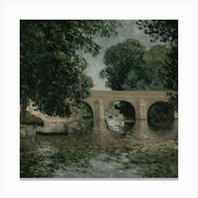 Bridge Over The River Canvas Print