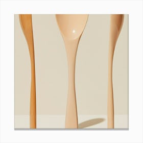 Three Wooden Spoons Canvas Print