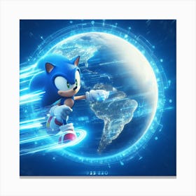 Sonic The Hedgehog 52 Canvas Print