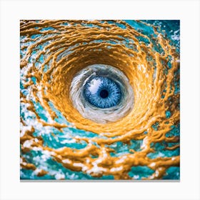 Eye Of The Ocean Canvas Print