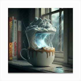 Lightning In A Cup 1 Canvas Print