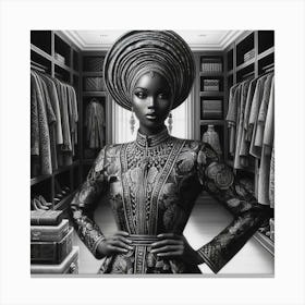 Afrofuturism Color Pop-6 Canvas Print