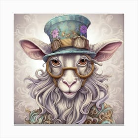 Steampunk Sheep Lienzo