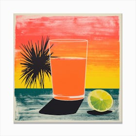 Orange Juice Canvas Print