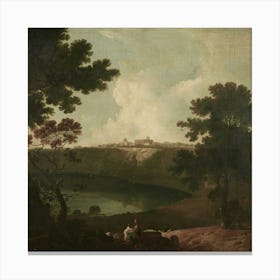 View Of A Lake 6 Canvas Print