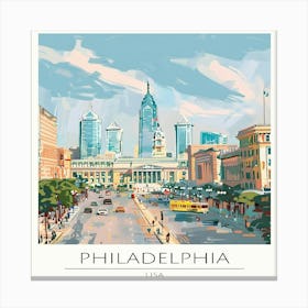 Philadelphia Skyline Canvas Print