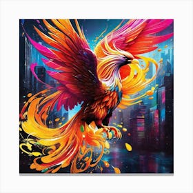 Phoenix Bird 1 Canvas Print