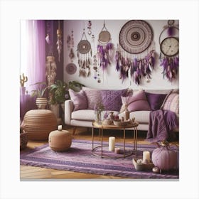 Bohemian Living Room 3 Canvas Print